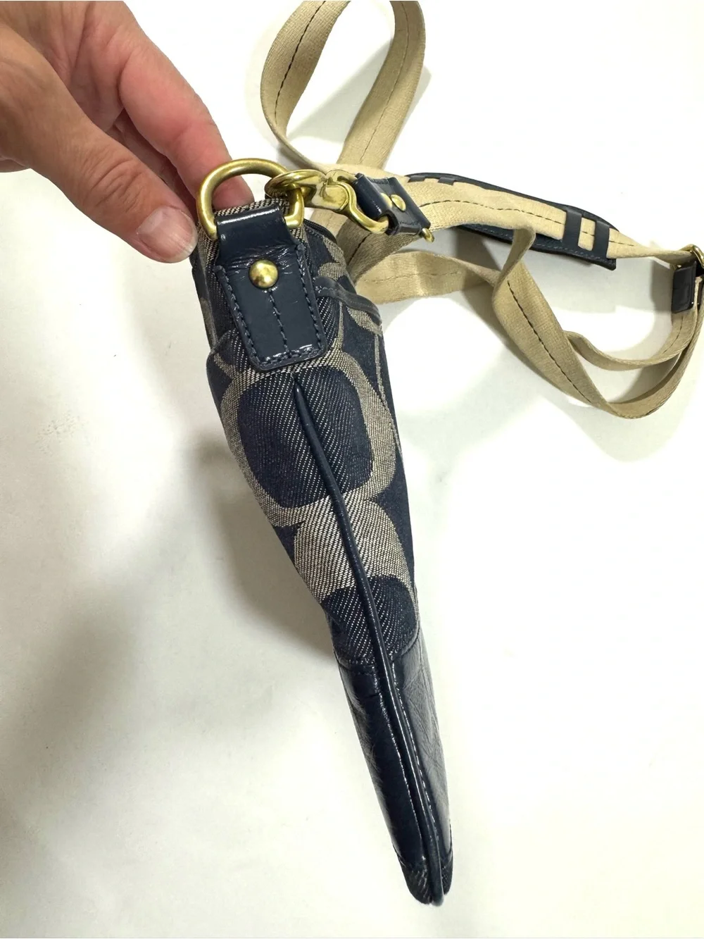 Coach signature denim